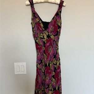 Betsey Johnson vintage floral midi dress